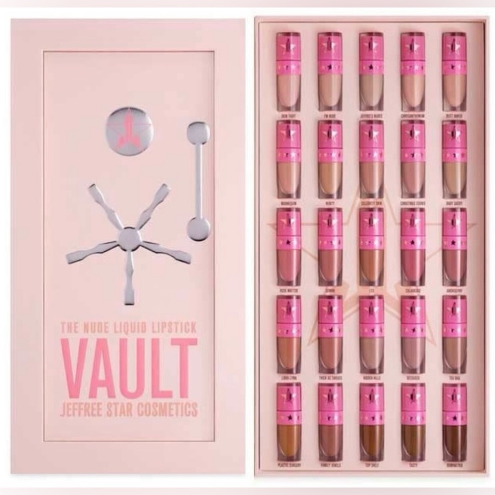 JEFFREE STAR ⭐️ "Nude - The Vault" (25 NEW
Liquid Matte lipsticks) PRICED 2 SELL